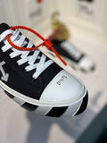 Off-White Vulcanized Low Zip Tie Black