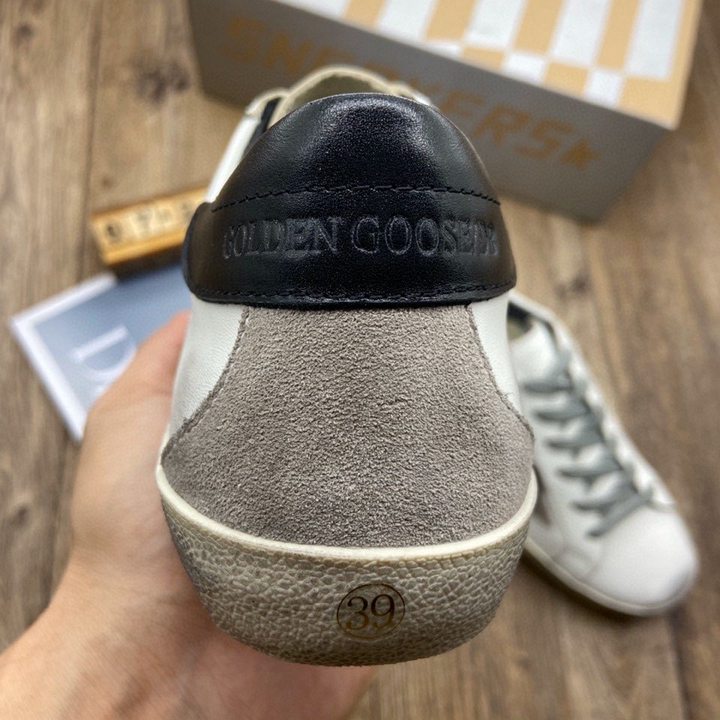 Golden Goose Superstar nappa bianca classica/tallone nero
