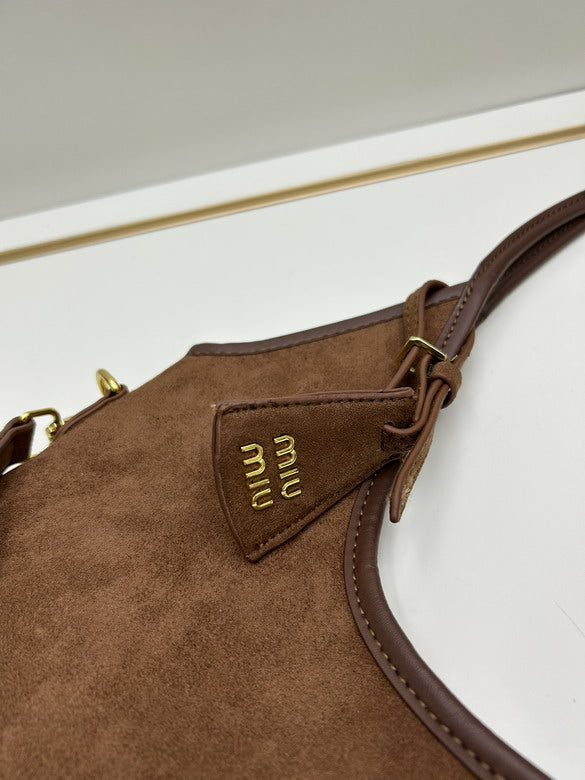 Miu Miu borsa Tote bag in pelle scamosciata
