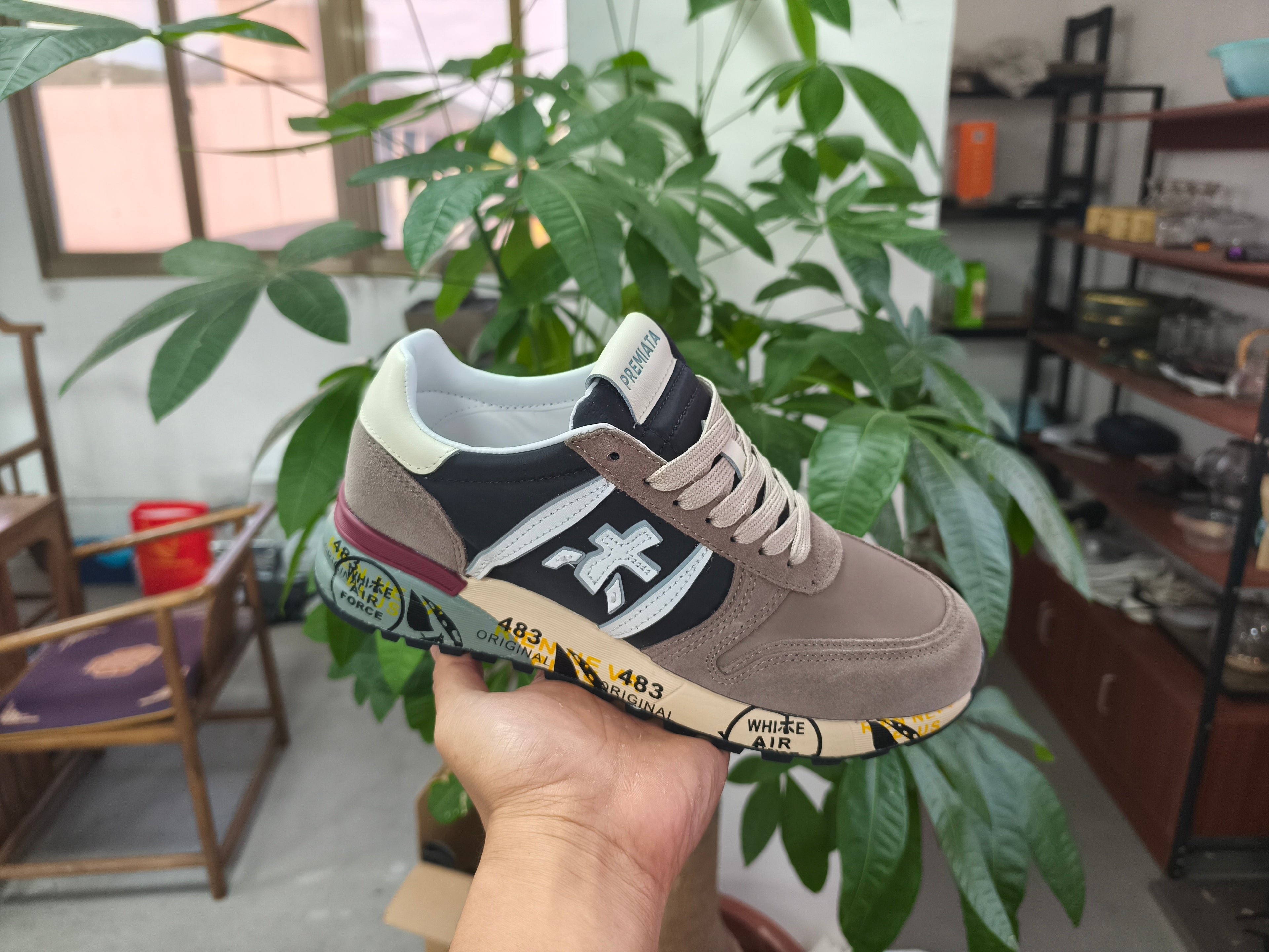 Premiata Mick black sneakers