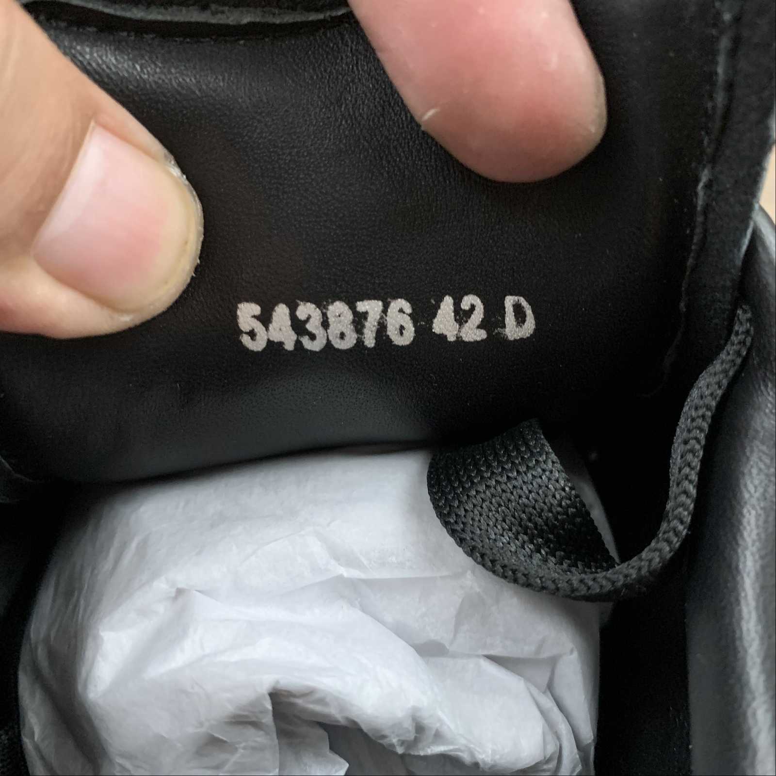 Alexander McQueen sneakers suola oversize Black/white