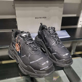 Balenciaga Sneakers Triple S nero
