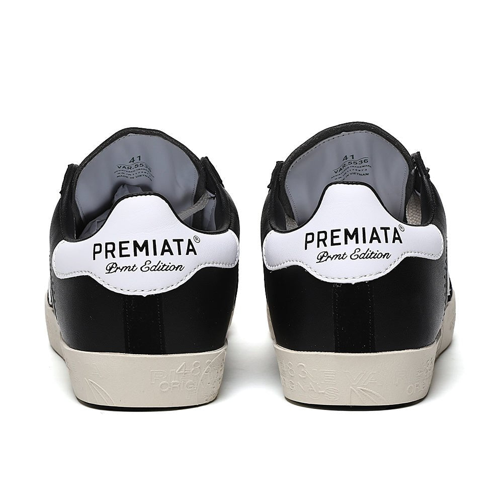 Premiata Steven sneakers pelle nero bianco - VIBES MILANO