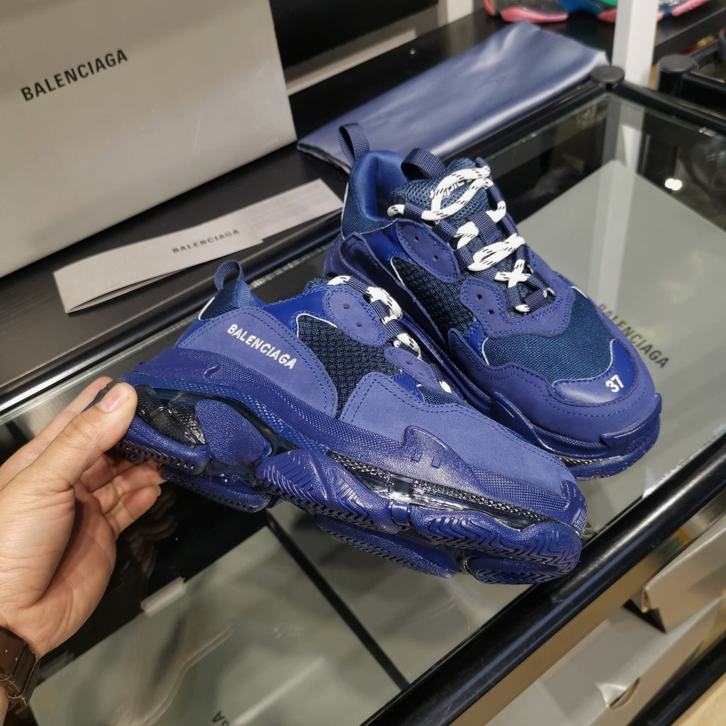 Balenciaga Sneakers Triple S Clear Sole Blue