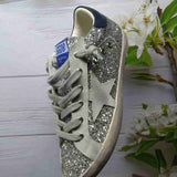 Golden Goose Superstar glitter grigio