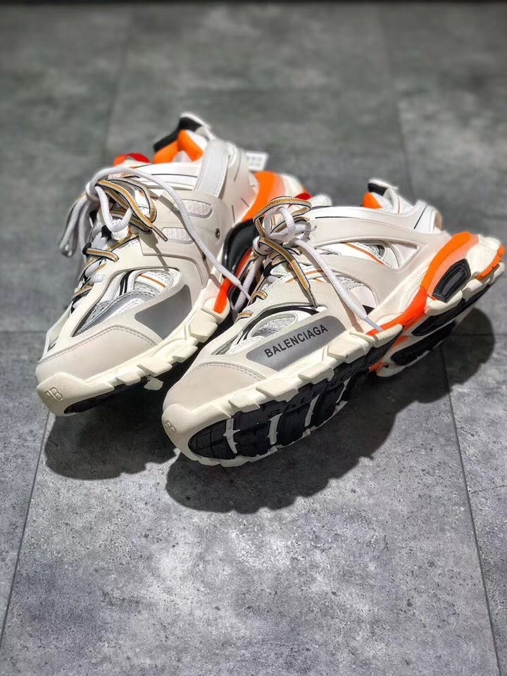 Balenciaga Sneakers Track beige arancione
