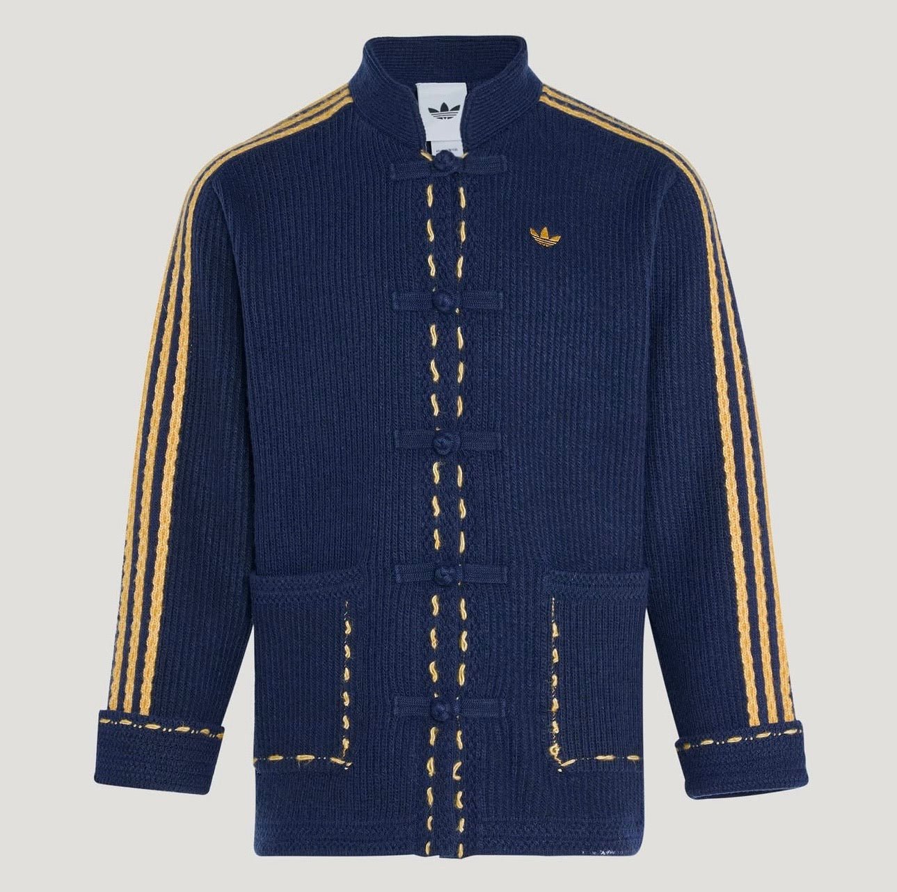 Adidas Originals Chinese New Year Knit Jacket blue - VIBES MILANO