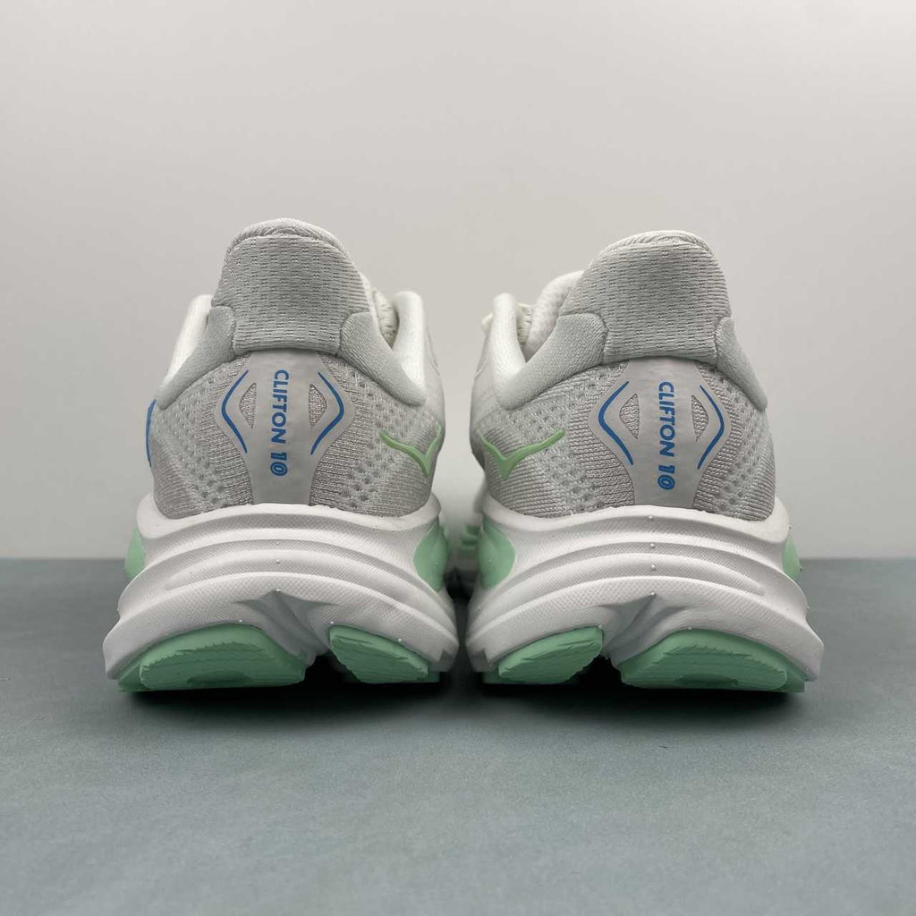 Hoka One Clifton 10 bianco verde