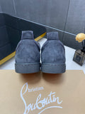 Christian Louboutin sneakers Grey Louis Junior Spikes Suede