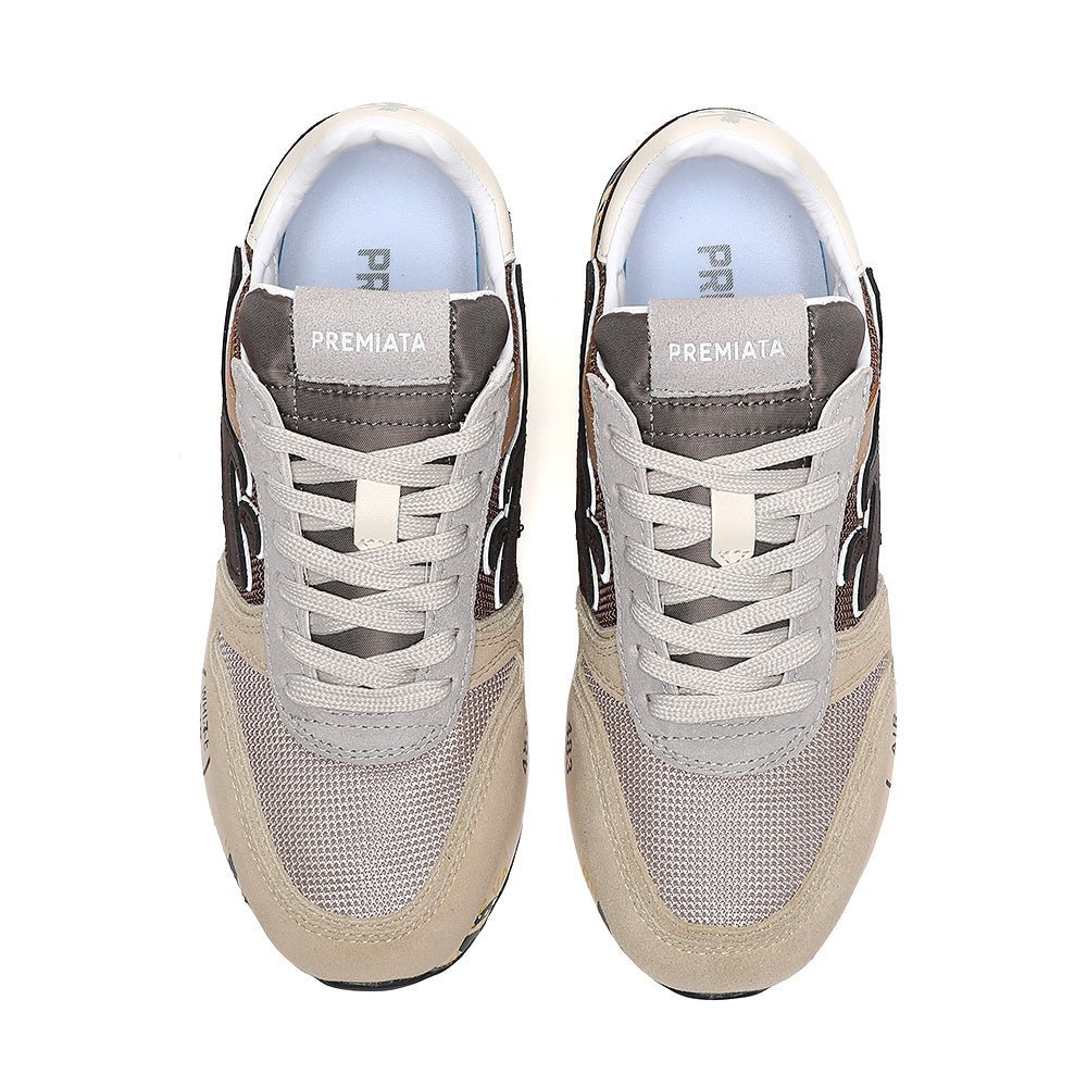 Premiata Mick sneakers beige marrone nero - VIBES MILANO