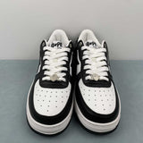 A Bathing Ape Sneakers da uomo in pelle verniciata Bape Sta bianco/nero