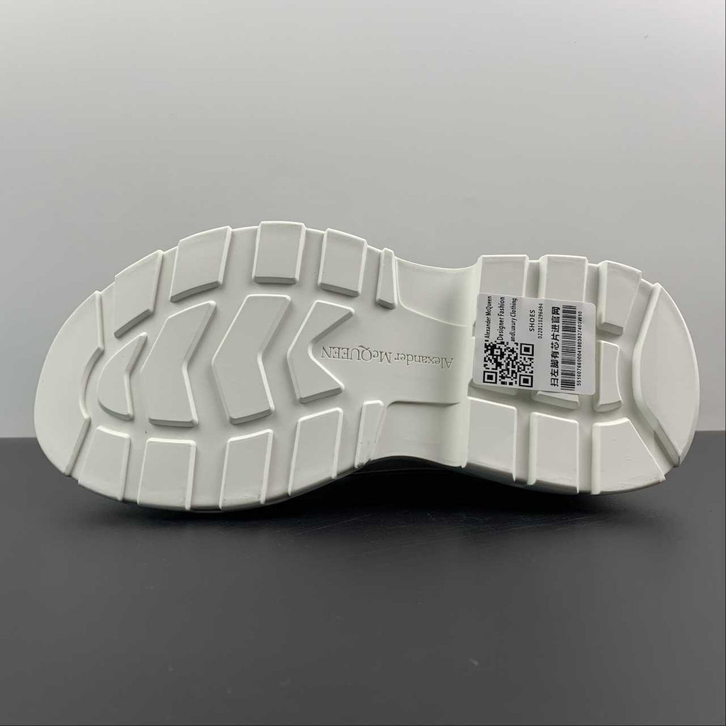 Alexander McQueen Tread Slick tela bianca e nera