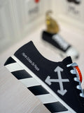 Off-White Vulcanized Low Zip Tie Black