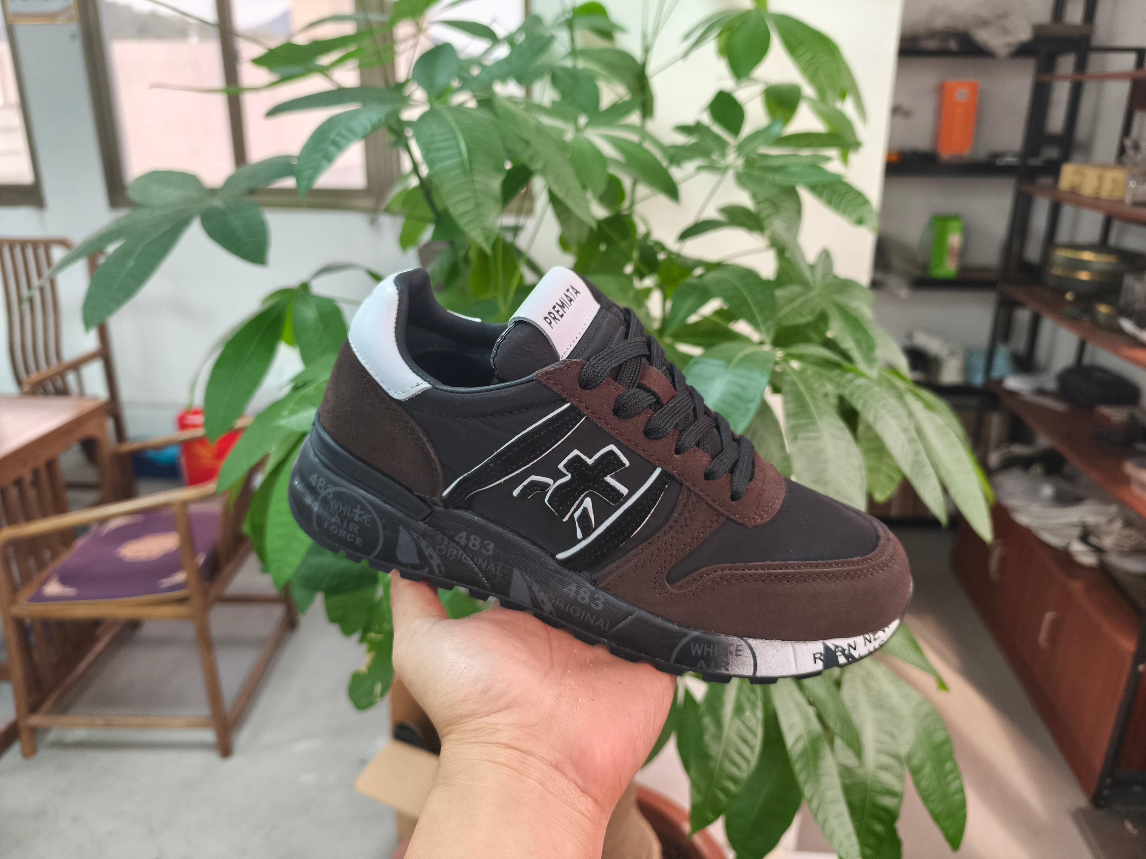 Premiata Mick black sneakers