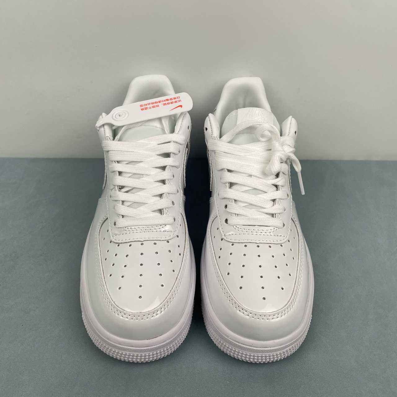 Nike Air Force 1 Low White Patent Leather - VIBES MILANO