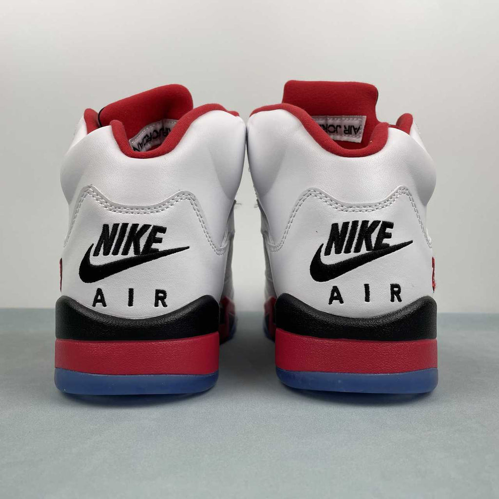 Nike Air Jordan 5 Retro Fire Red Black Tongue - VIBES MILANO