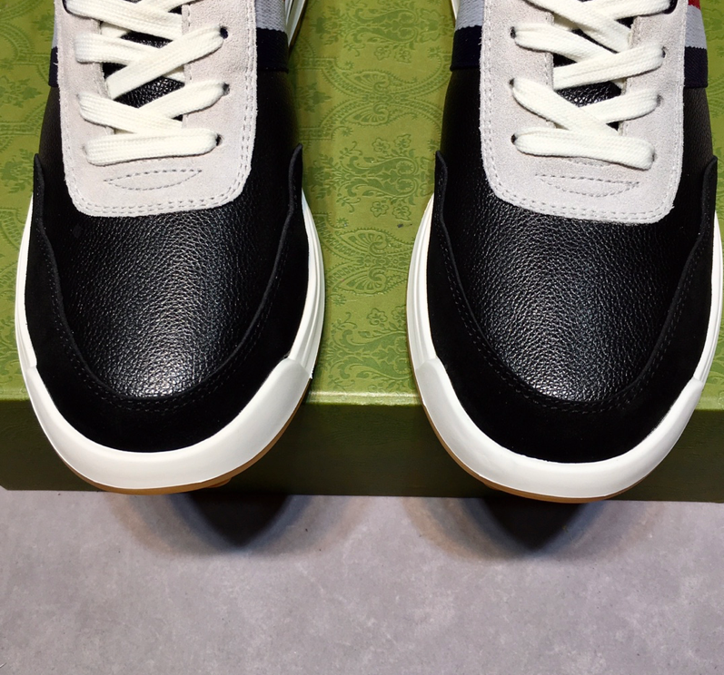 Thom Browne sneakers nere in vera pelle