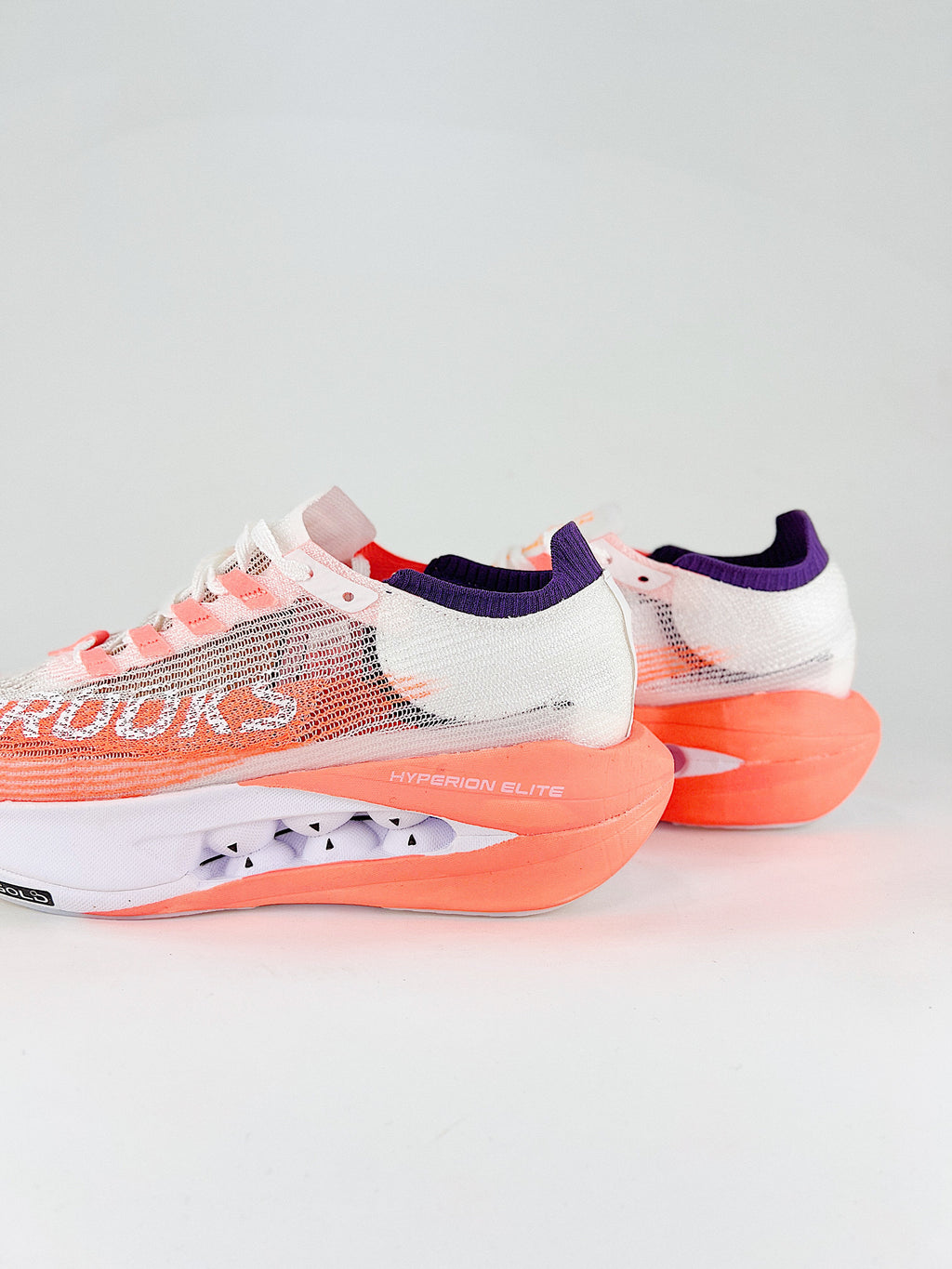 Brooks Hyperion Elite 5 Scarpe Running Gara con Piastra in Carbonio Rosa Clay Atomizer