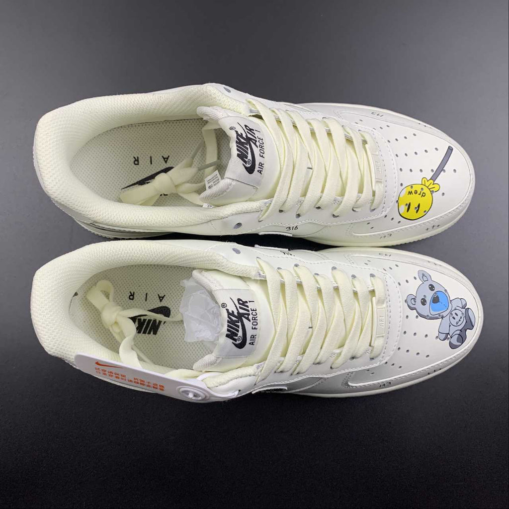 Nike Air Force 1 07 Low Drew Beige Black Yellow CW2288-663