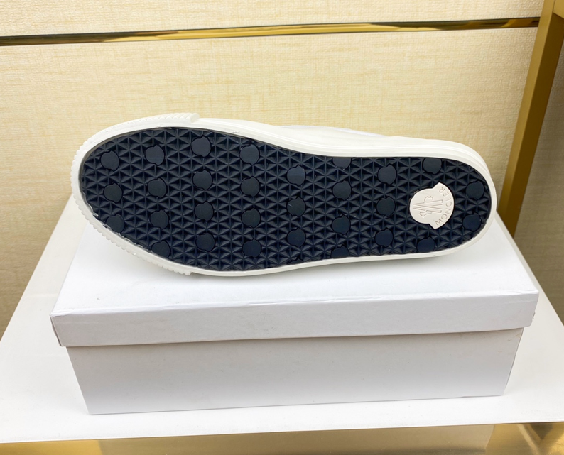 Moncler sneakers bianche tela unisex