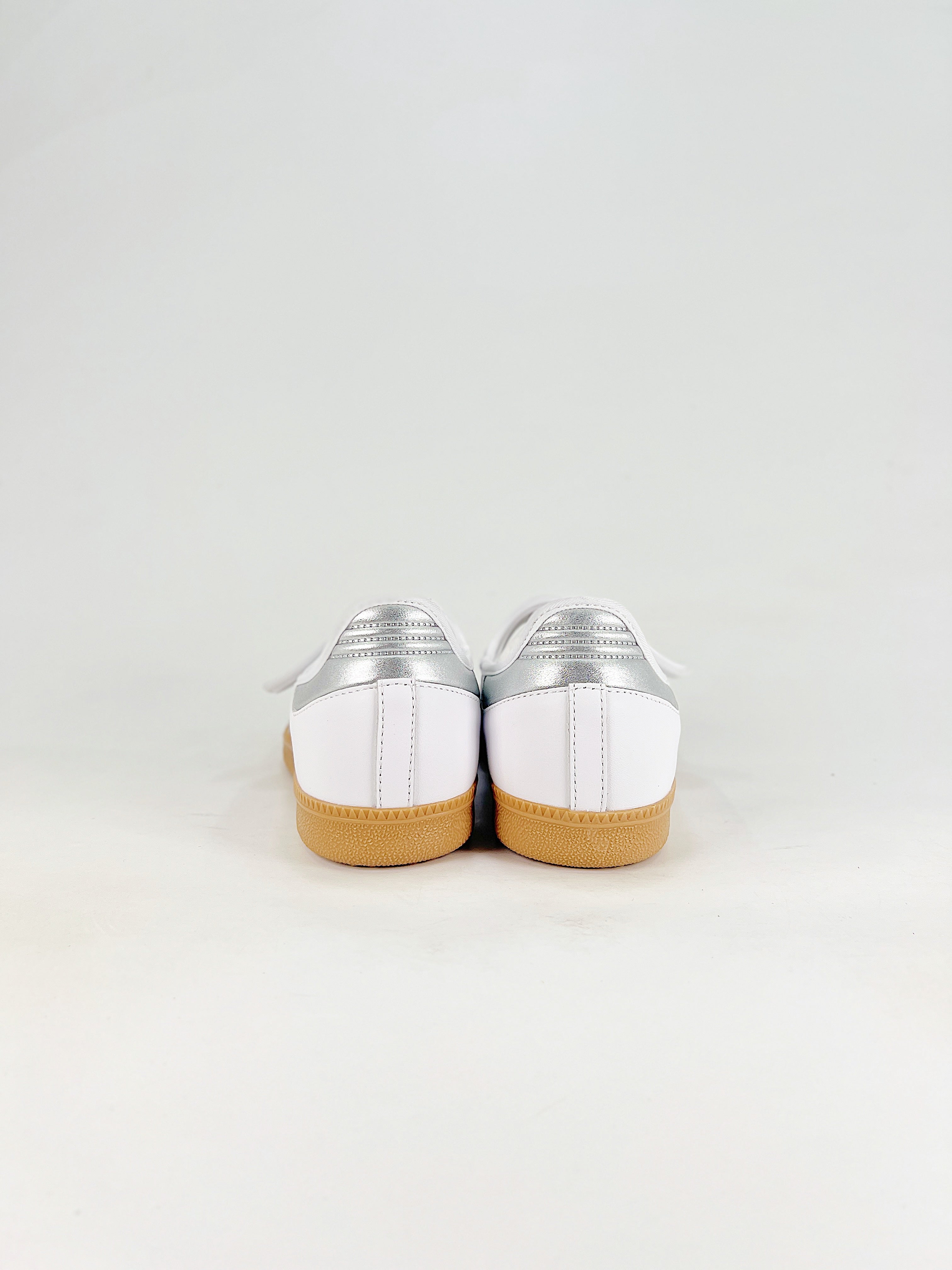 Adidas Originals Samba Jane Cloud White Silver Metallic Gum