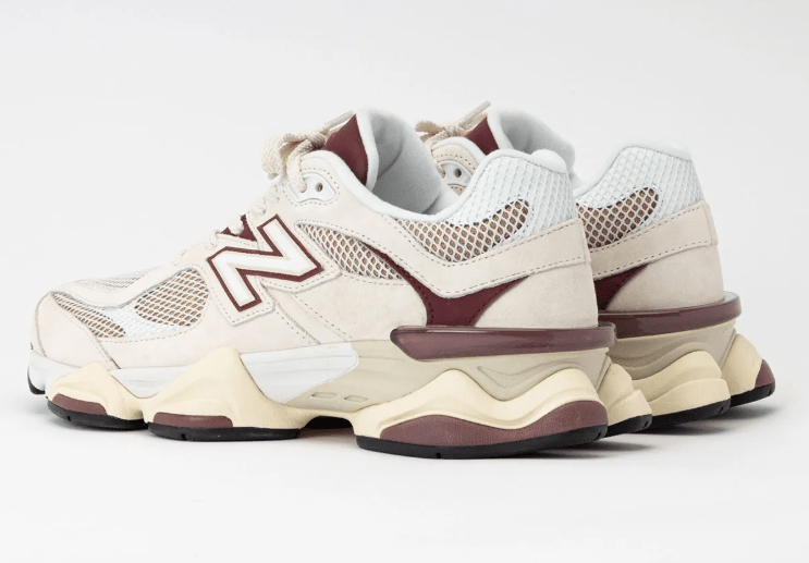 New Balance NB 9060 Linen Burgundy - VIBES MILANO