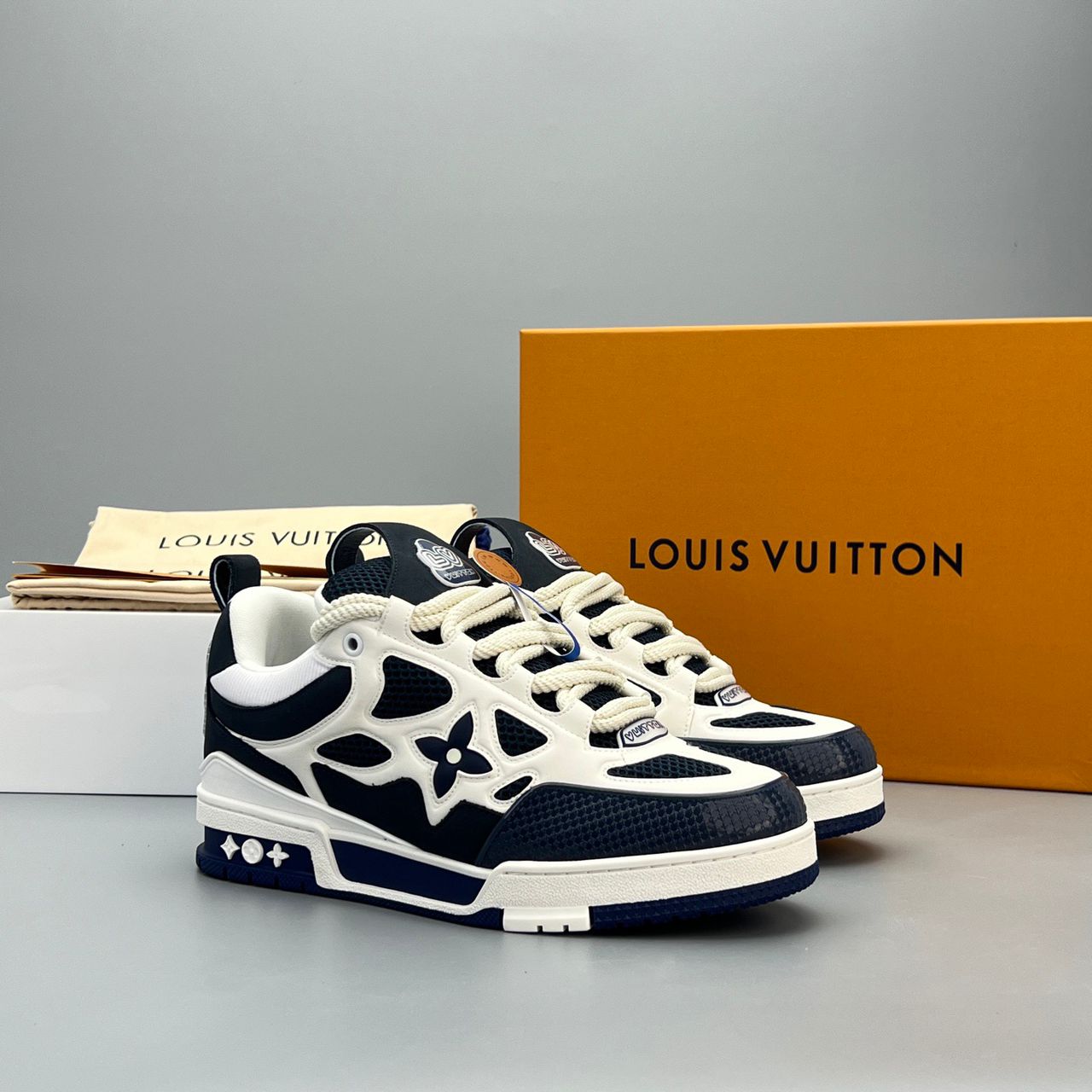 Louis Vuitton Skate Trainer sneakers Blu Navy
