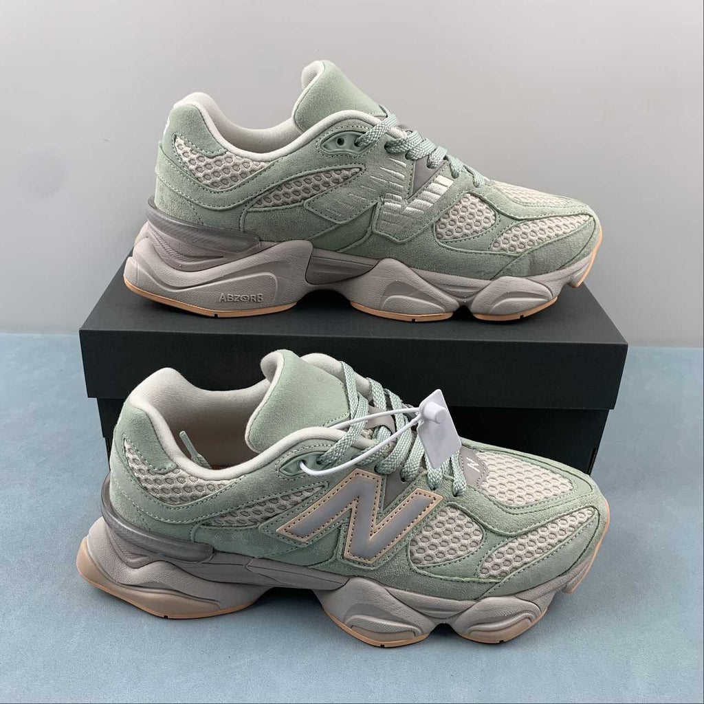 New Balance NB 9060 The Whitaker Group Missing Pieces Silver Moss Green