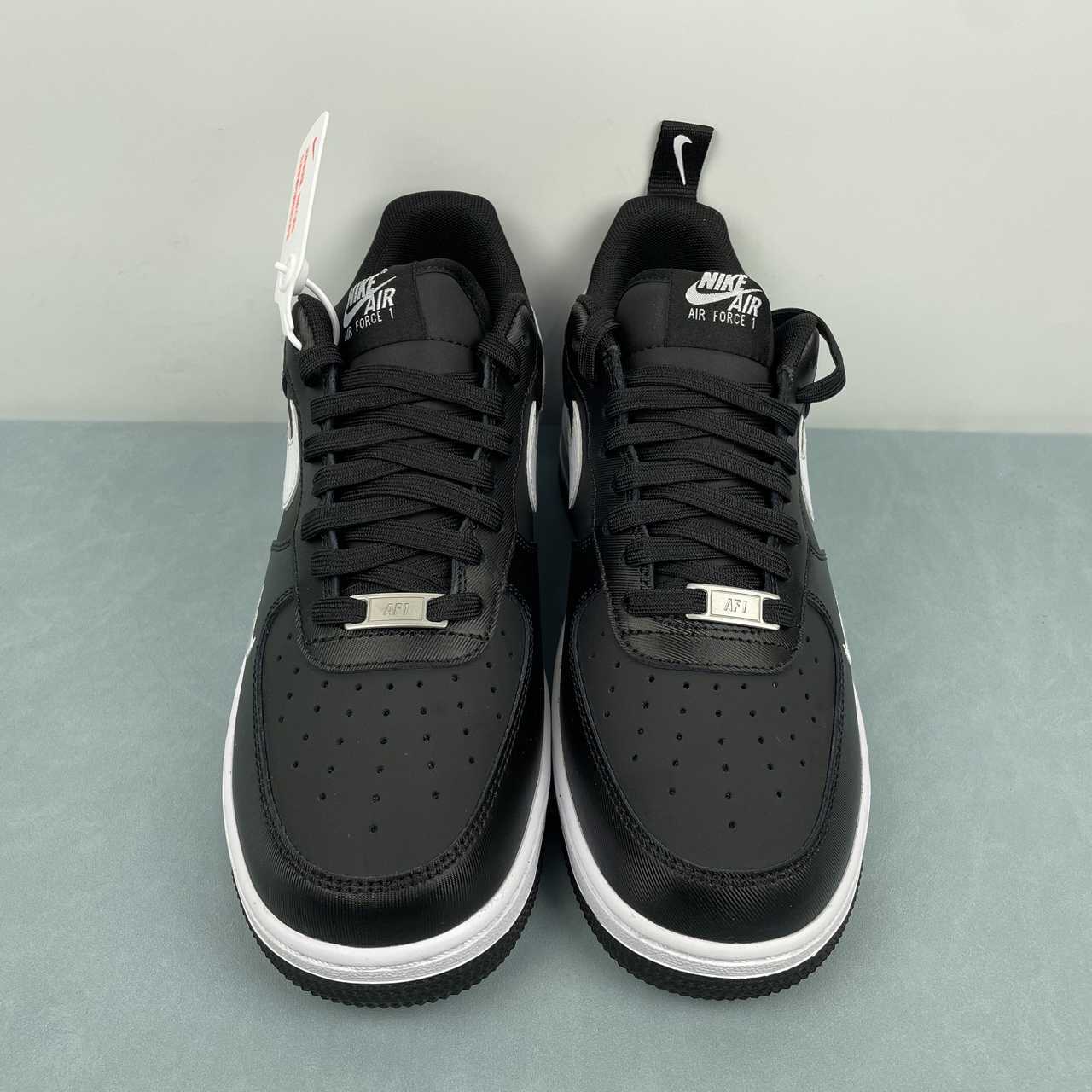 Nike Air Force 1 Low 07 TECH ESS Black White - VIBES MILANO
