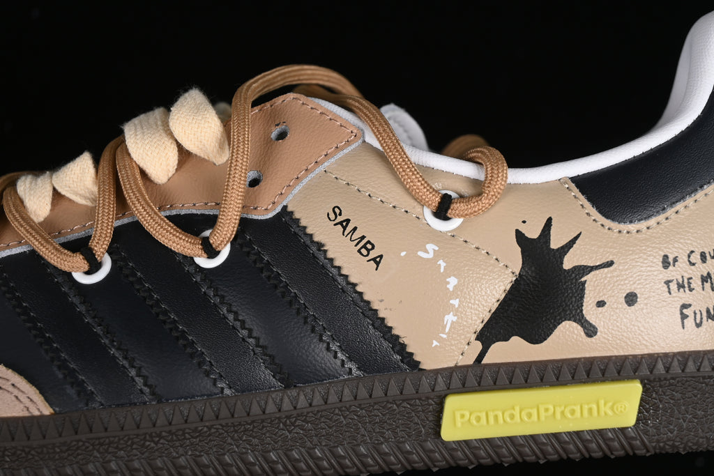 Adidas Samba Originals OG Panda Prank "Welcome" Special Edition