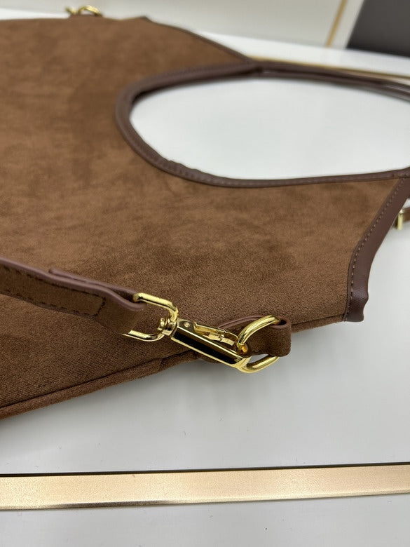 Miu Miu borsa Tote bag in pelle scamosciata