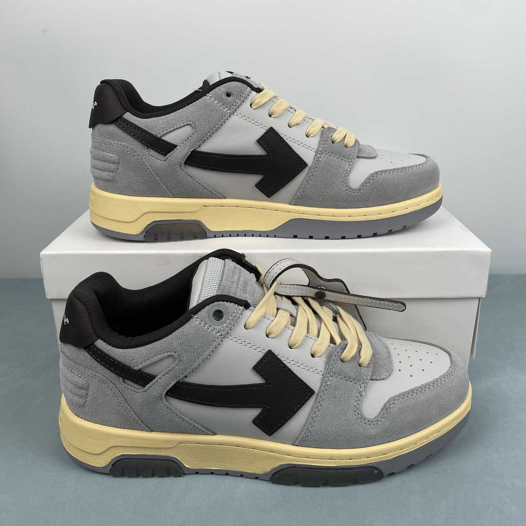 Off- White OOO Out Of Office sneakers Low Tops mesh grigio