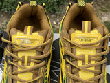 OFF-WHITE C/O VIRGIL ABLOH BE RIGHT BACK SNEAKER - BROWN YELLOW