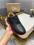 Christian Louboutin Loubishark leather sneakers nero