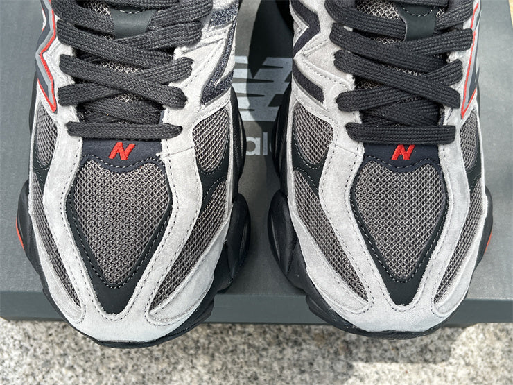 New Balance NB 9060 Gears Up in Grey, Black and Red