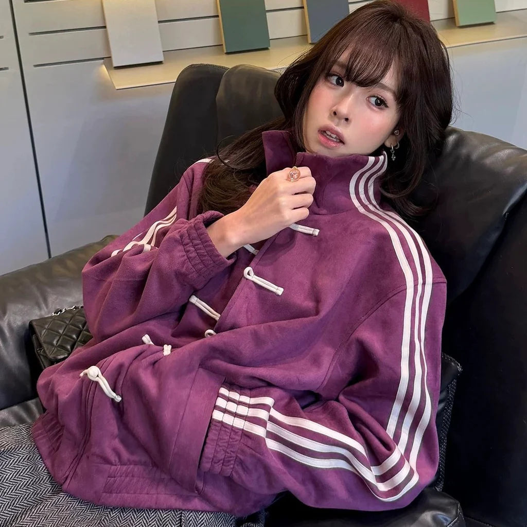 Adidas Tang Jacket felpa Chinese New Year Purple