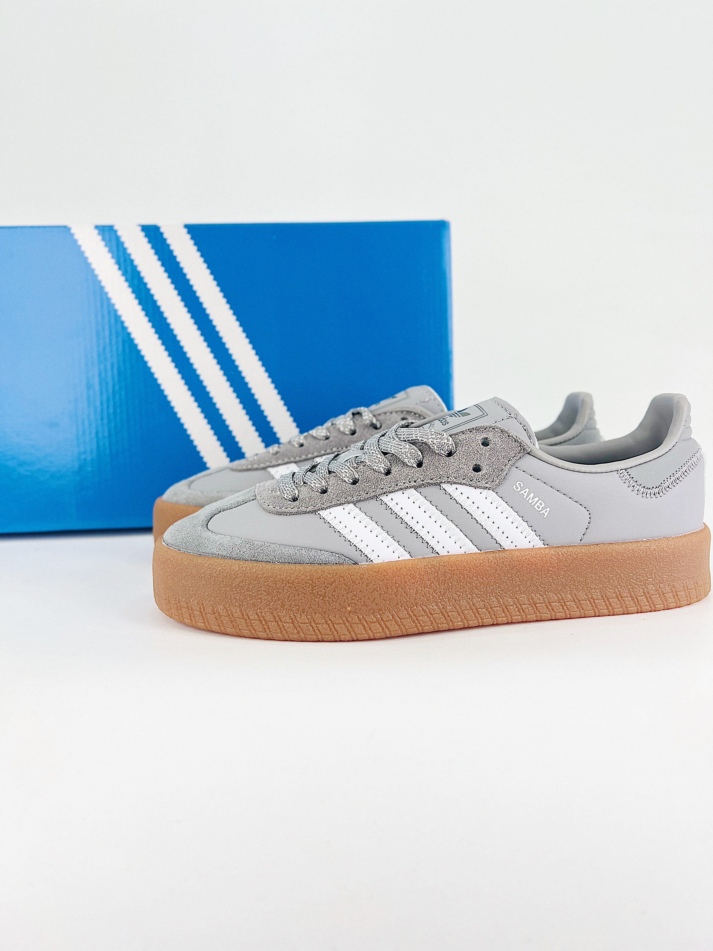 Adidas Sambae Grey Cloud White