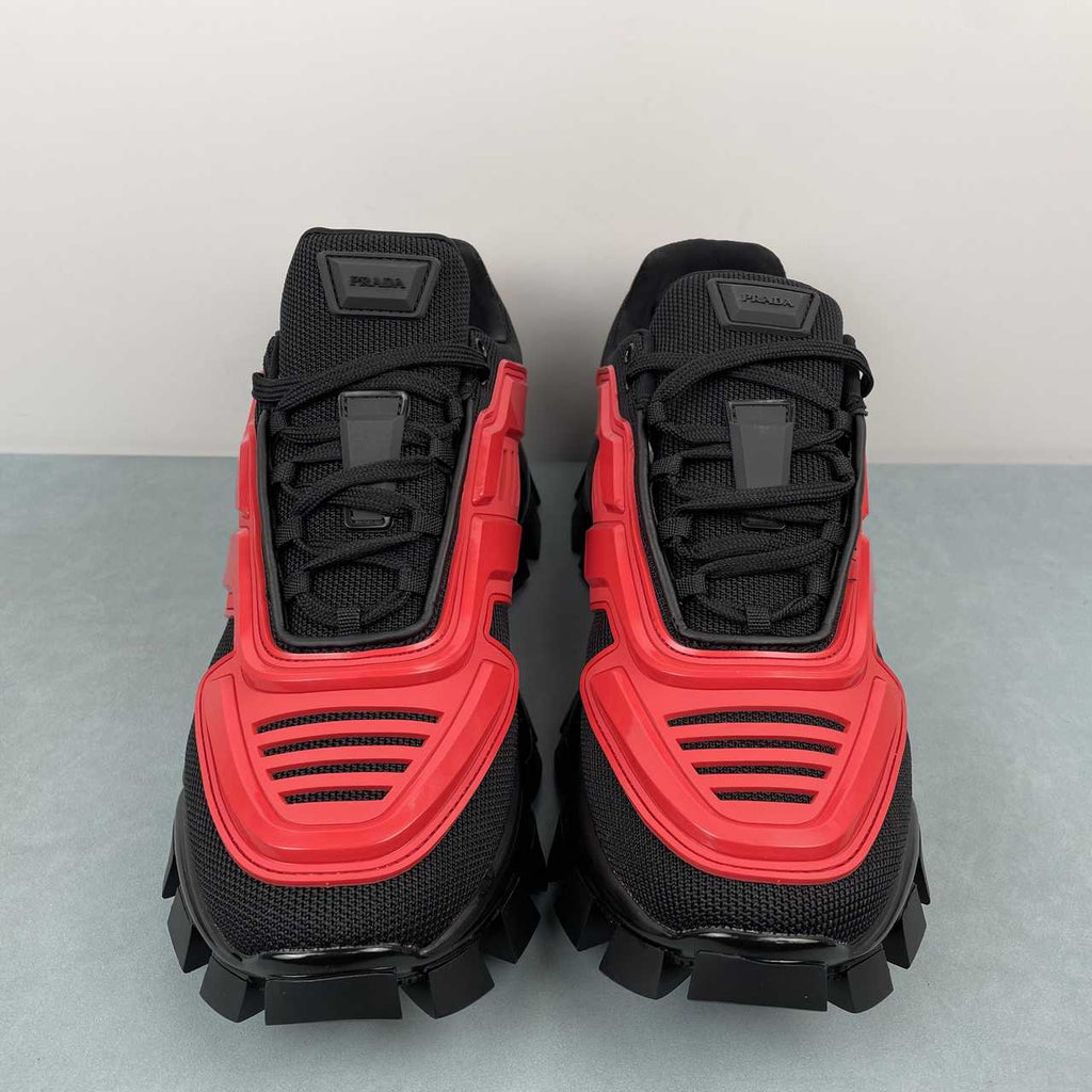 Prada sneakers Cloudbust Thunder nero rosso