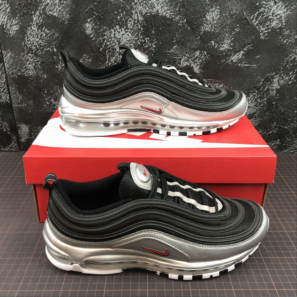 Nike Air Max 97 QS Black & Varsity Red & Silver