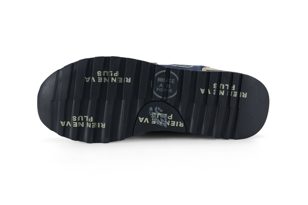 Premiata Mick sneakers suede beige blue