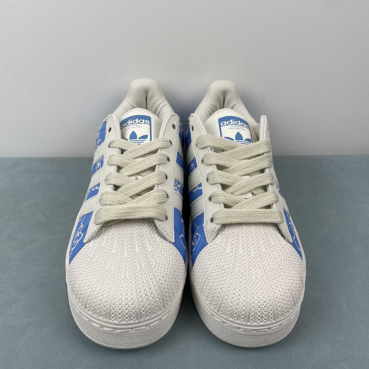 Adidas Hello Kitty x Superstar XLG Blue Burst