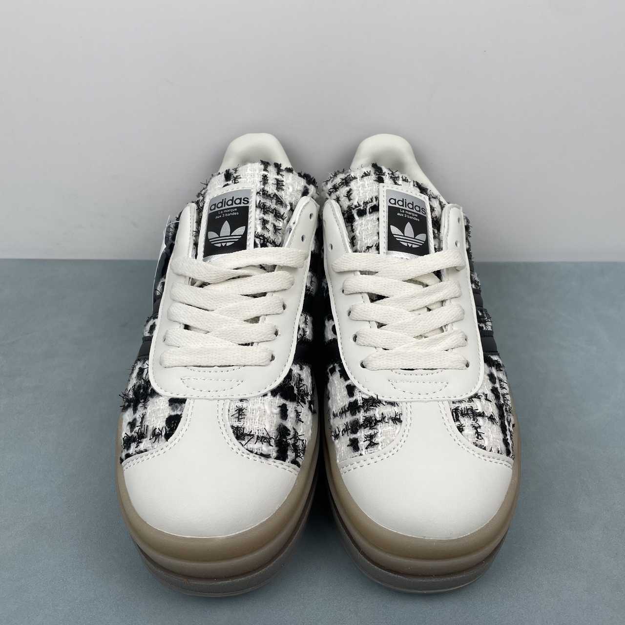 Adidas Originals Gazelle Bold Tweed White Gum