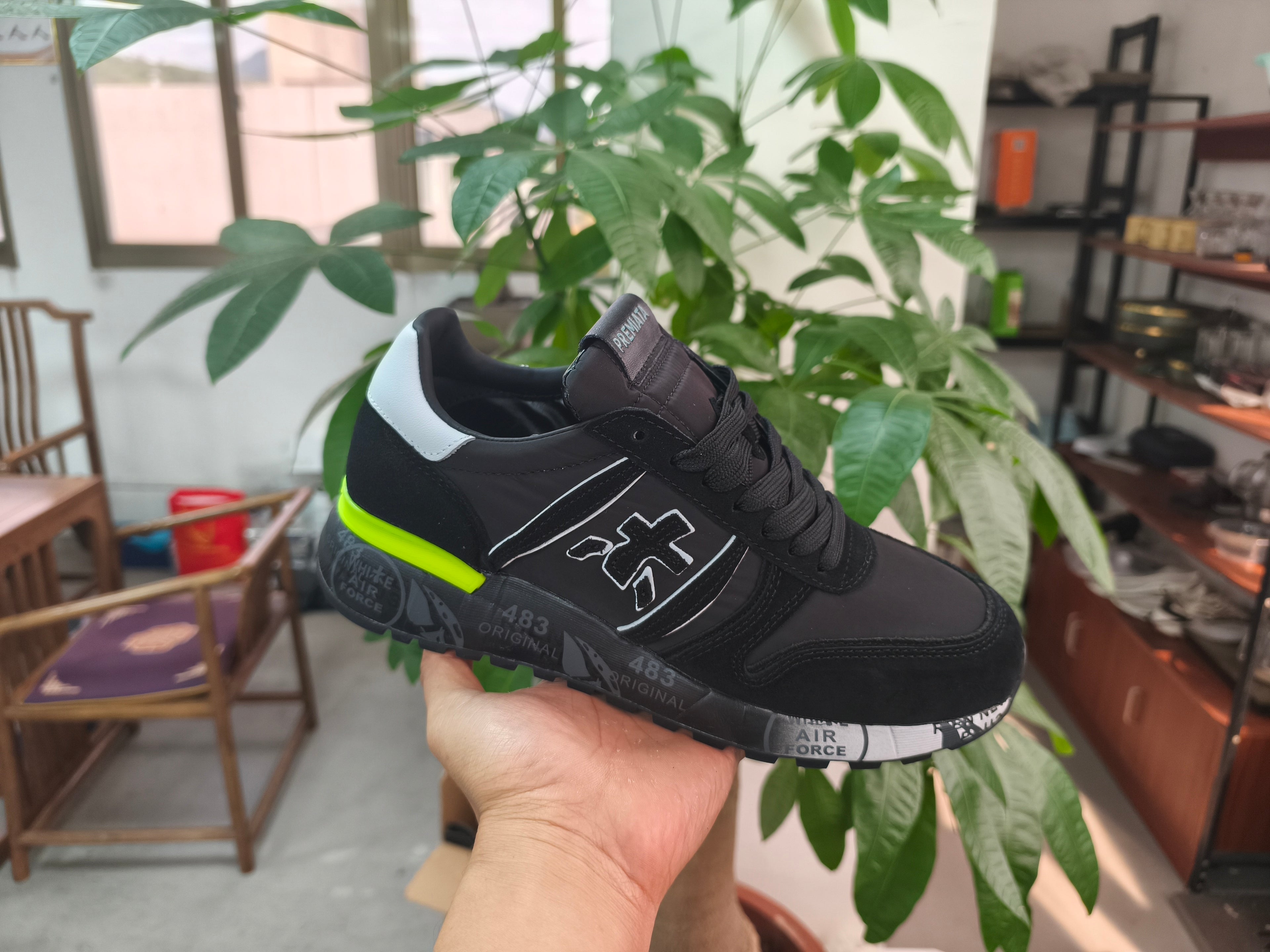 Premiata Mick black sneakers