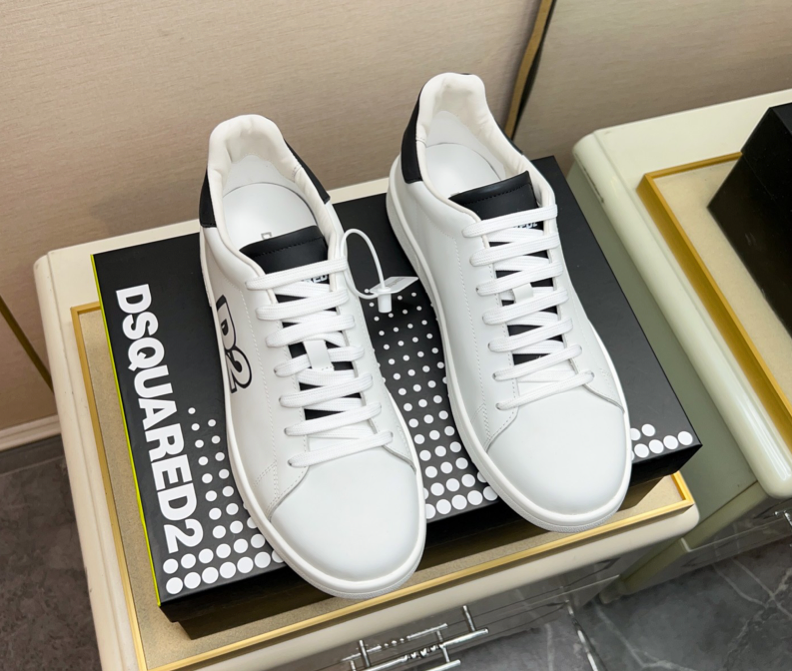 Dsquared2 Boxer sneakers bianco Power D2