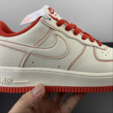 Undefeated x Air Force 1 Low Beige Red White UN1315 801