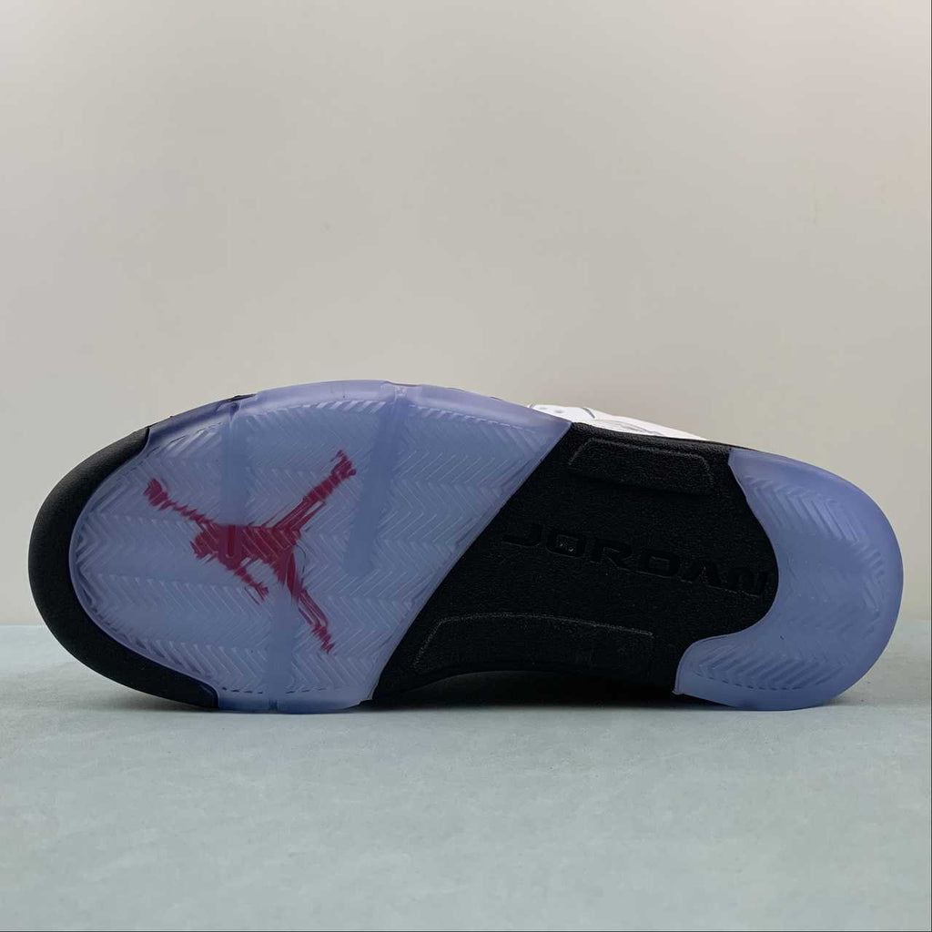 Nike Air Jordan 5 Retro Fire Red Silver Tongue - VIBES MILANO