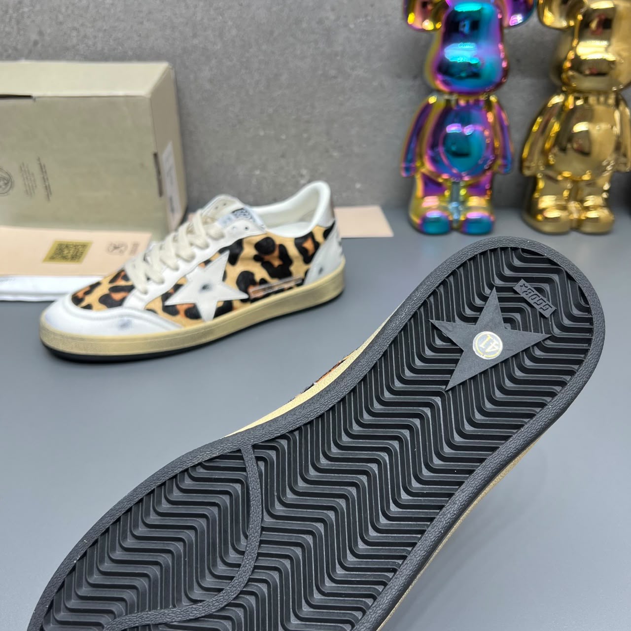 Golden Goose Ball Star low-top animalier