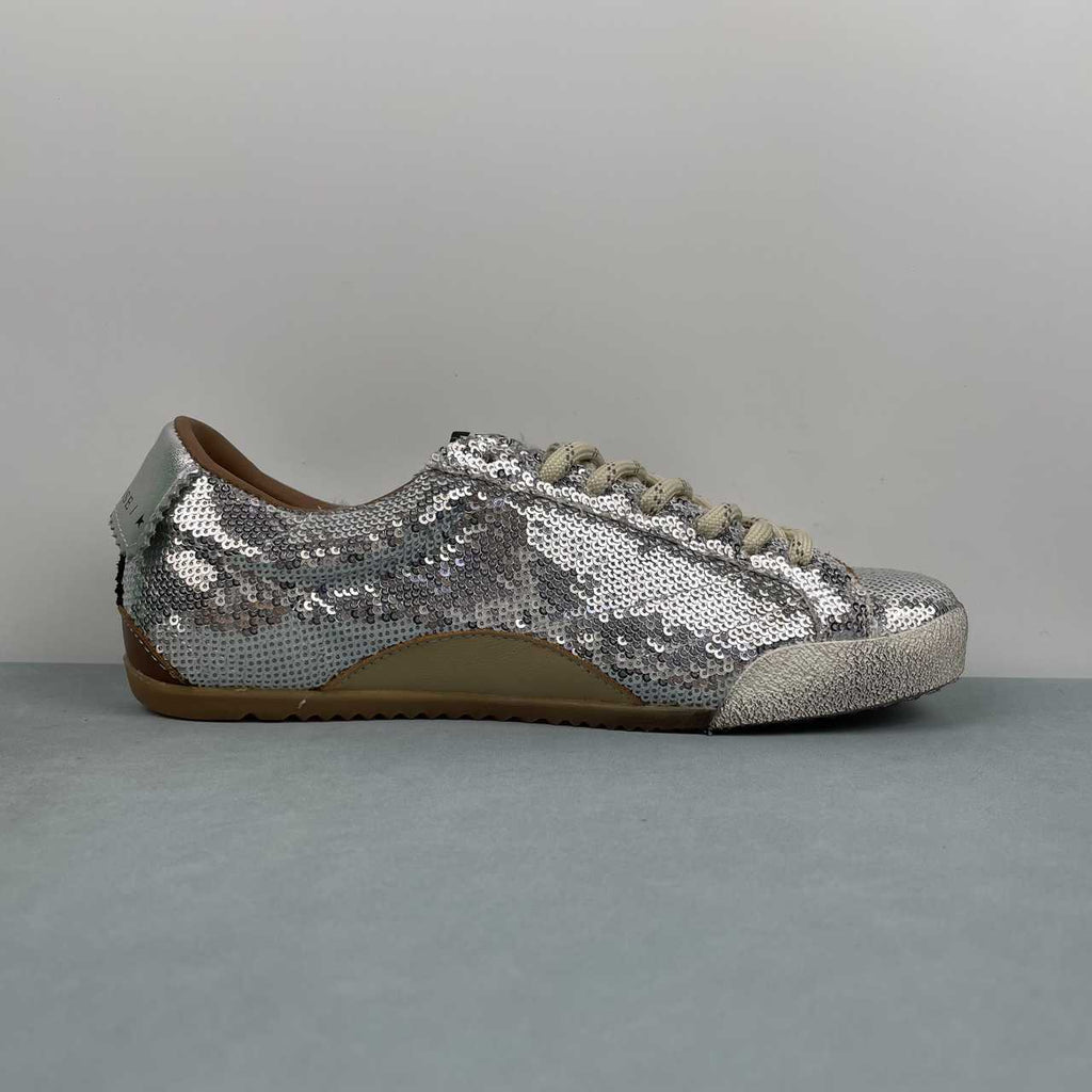 Golden Goose True - Star sneakers in paillettes argento - VIBES MILANO