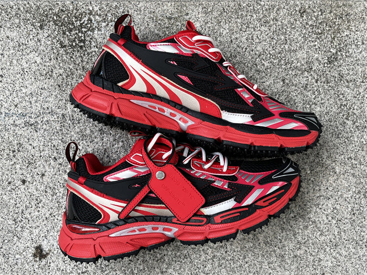 OFF-WHITE C/O VIRGIL ABLOH BE RIGHT BACK SNEAKER - BLACK/RED