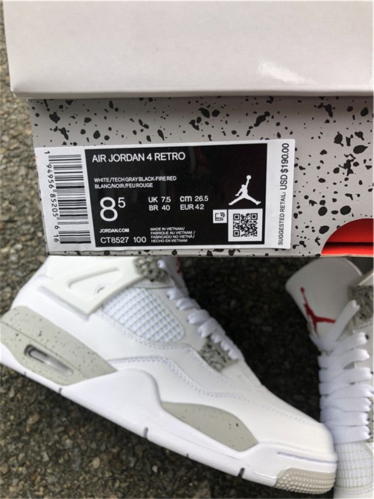 Nike Air Jordan 4 Retro White Oreo